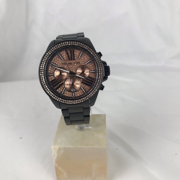 Everest Chrgrph Rose Dial Black Ion-plated - Picture 2 of 7